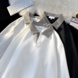 1506-1/CA331/P39重磅翻领T恤少年感穿搭半袖t恤潮流，男装Polo衫，星座1506-1