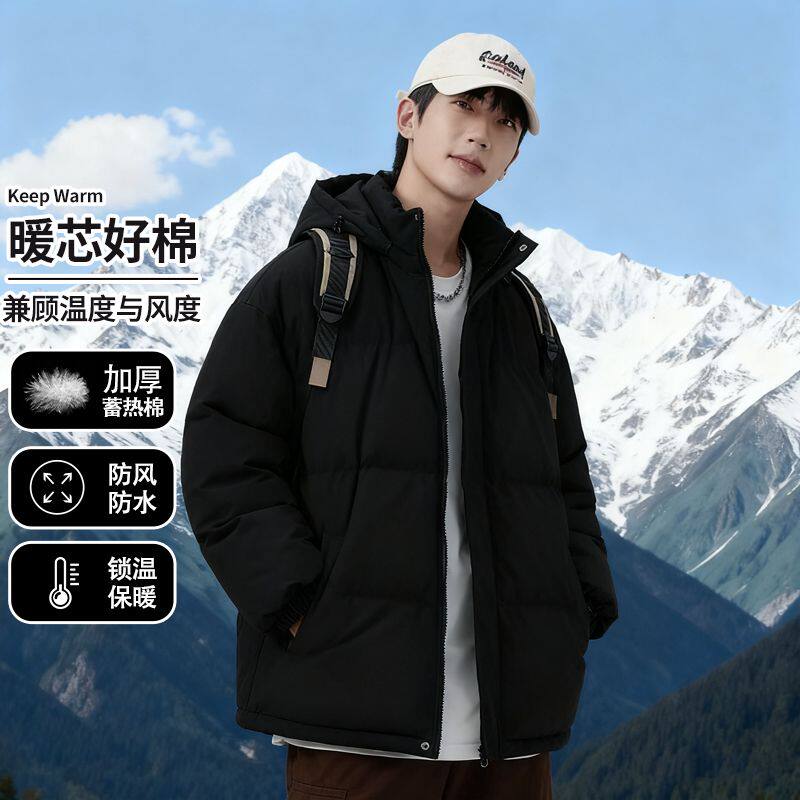 1506/MT6081/P64新款冬季美式潮牌连帽加厚棉袄男装外套1,女装短外套,星座1506-1