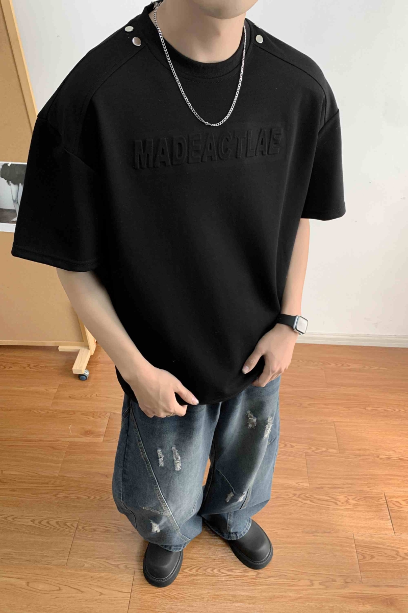 1506-1/TW2271/P43高质量夏季260克短袖T恤1，男装T恤，星座1506-1