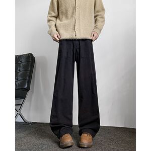 1506-1/KS60151/P55牛仔裤男女夏高腰宽松裤休闲垂感工装长裤子图片