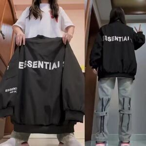 1506-1/JY1011/P46春秋季潮牌字母飞行员夹克男女图片