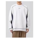 1506-1/WW171/P43悟空有货复古日系撞色拼接圆领卫衣男，男装卫衣，星座1506-1