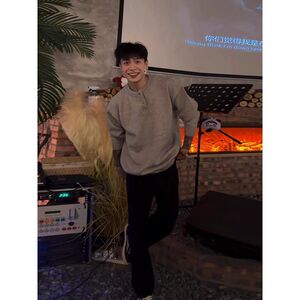 1506/MY1011/P58亨利领毛衣男款冬季内搭长袖针织衫2图片