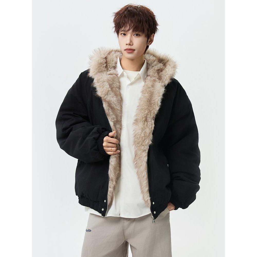 1506/M99251/P89美式复古短款连帽毛领棉服派克服棉衣外套1,男装棉衣,星座1506-1