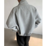 1506/QJK5050/P72美式立领春秋韩系高级感短款毛呢夹克开衫2，男装夹克，星座1506-1