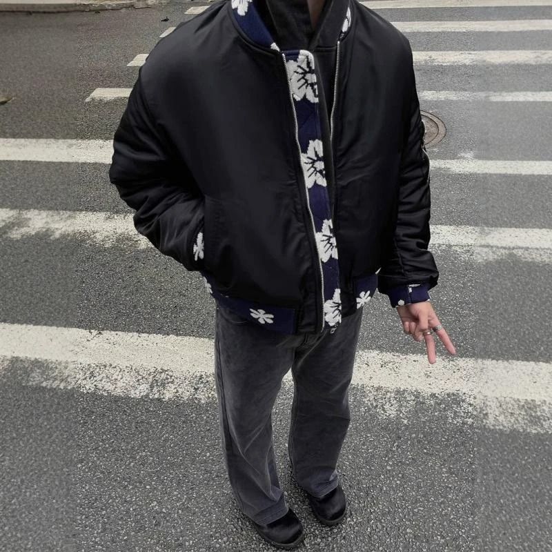 1506-1/JP201/P64美式高街提花飞行员夹克外套男，男装夹克，星座1506-1