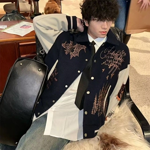 1506-1/JV881/P74风刺绣棒球服夹克男女外套图片