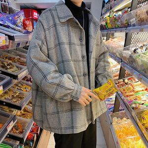 1506-1/M9051/P42秋装情侣装毛呢大衣中长款男图片