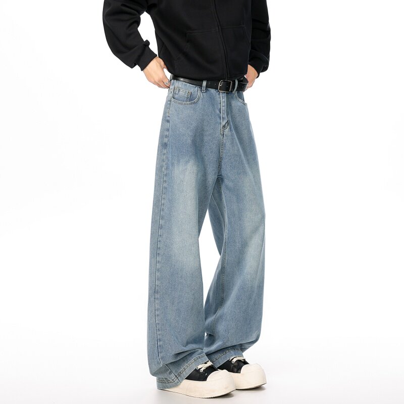 1506-1/KN311/P46秋冬新款男士牛仔裤宽松直筒阔腿裤拖地裤，男装牛仔裤，星座1506-1