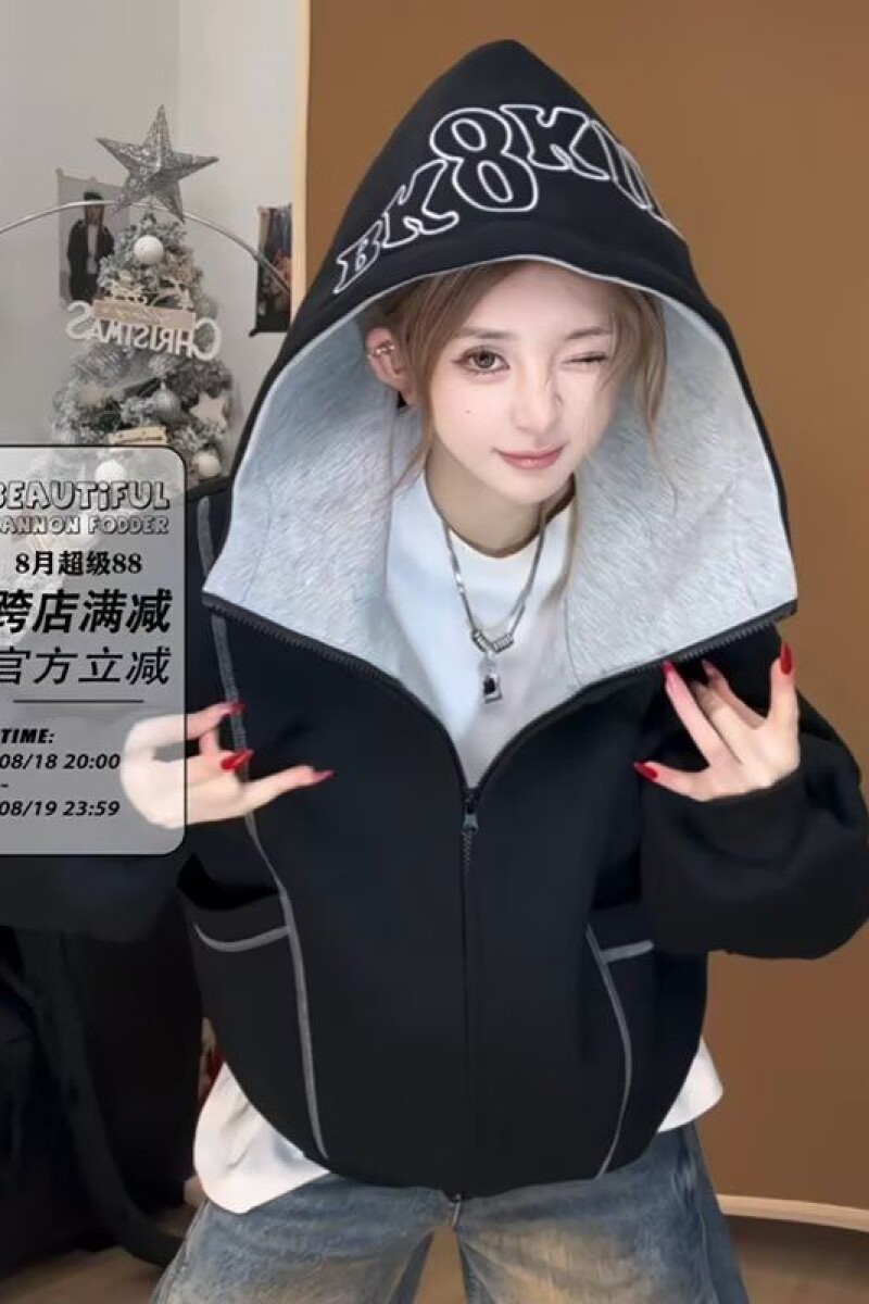 1506-1/WL011/P60新款卫衣港风宽松简约连帽卫衣,男装卫衣,星座1506-1