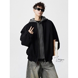 1506/B99771/P82潮牌飞棒球领情侣高街宽松冬季加棉外套1，女装短外套，星座1506-1