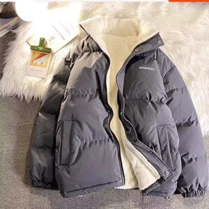 1506/Mms7771/P59冬季羊羔绒立领加绒加厚面包服棉衣男女1图片
