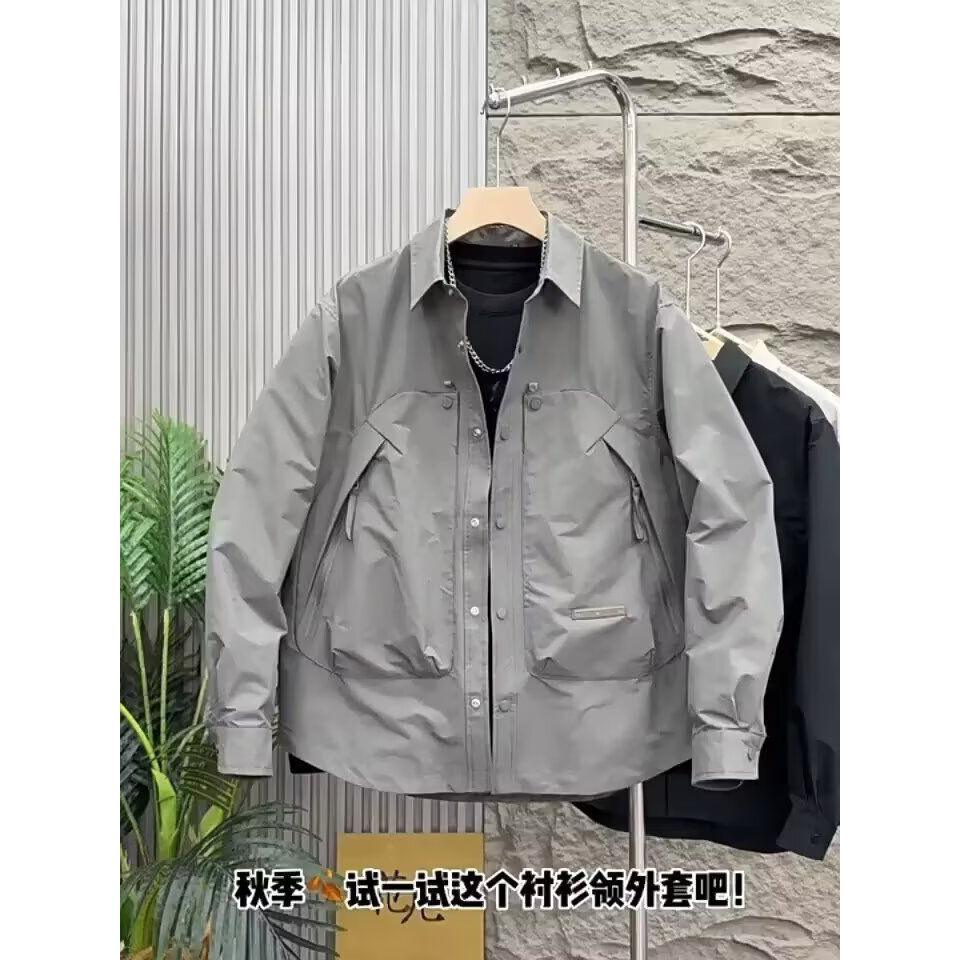 1506-1/JT1671/P56秋季男士新款工装大口袋拉链夹克外套，男装夹克，星座1506-1