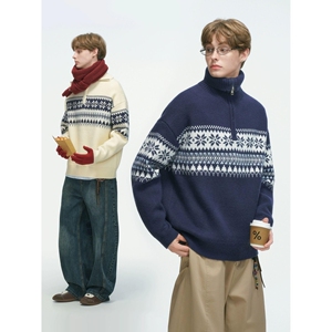 1506/MLR3071/P59秋冬新品男士加绒保暖半高领针织衫毛衣潮1,男装针织衫/毛衣,星座1506-1