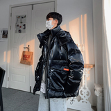 90白鸭绒主推可脱卸亮面羽绒服连帽羽绒马甲工装外套2021/，男装羽绒服，星座1506-1