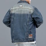 1506-1/JY11281/P69新款潮牌徽章刺绣牛仔夹克，男装夹克，星座1506-1