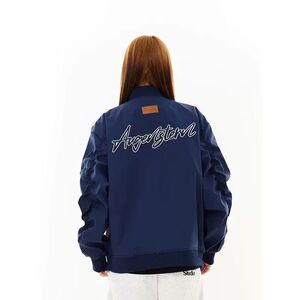 1506-1/JB031/P70美式字母刺绣棒球服男春秋新款图片