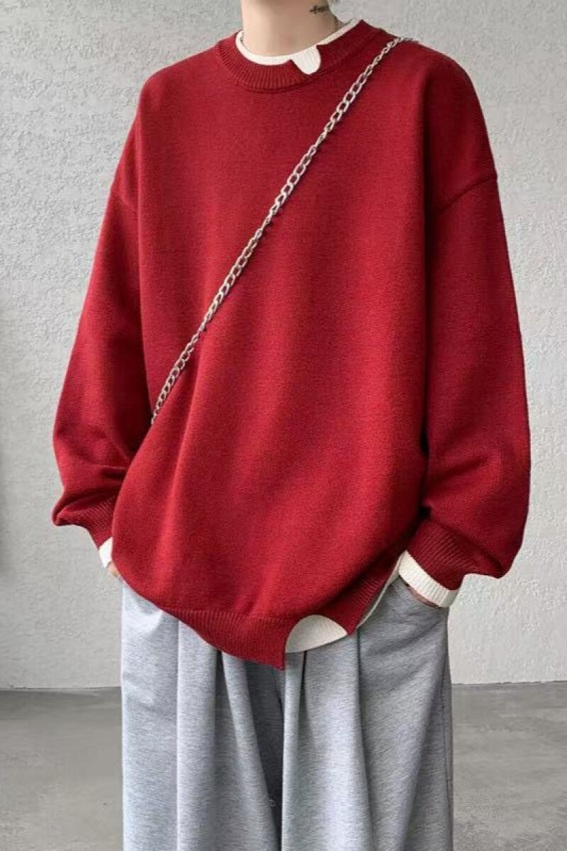 1506/M50171/P56秋冬新款假两件高级感设计百搭情侣款针织衫3,男装针织衫/毛衣,星座1506-1