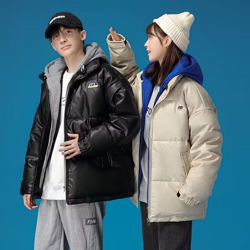 1506/M2071/P74冬季加绒加厚面包服新款潮流日系简约棉衣外套1,男装棉衣,星座1506-1