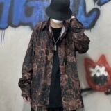 1506-1/C6391/P30秋季新款衬衫男宽松小众设计感上衣，男装衬衫，星座1506-1