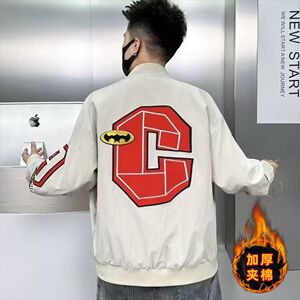 1506-1/JK8931/P76潮牌刺绣高级棒球服加厚夹棉图片