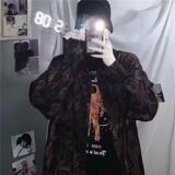 1506-1/C6391/P30秋季新款衬衫男宽松小众设计感上衣，男装衬衫，星座1506-1