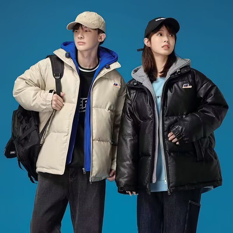 1506/M2071/P74冬季加绒加厚面包服新款潮流日系简约棉衣外套1,男装棉衣,星座1506-1