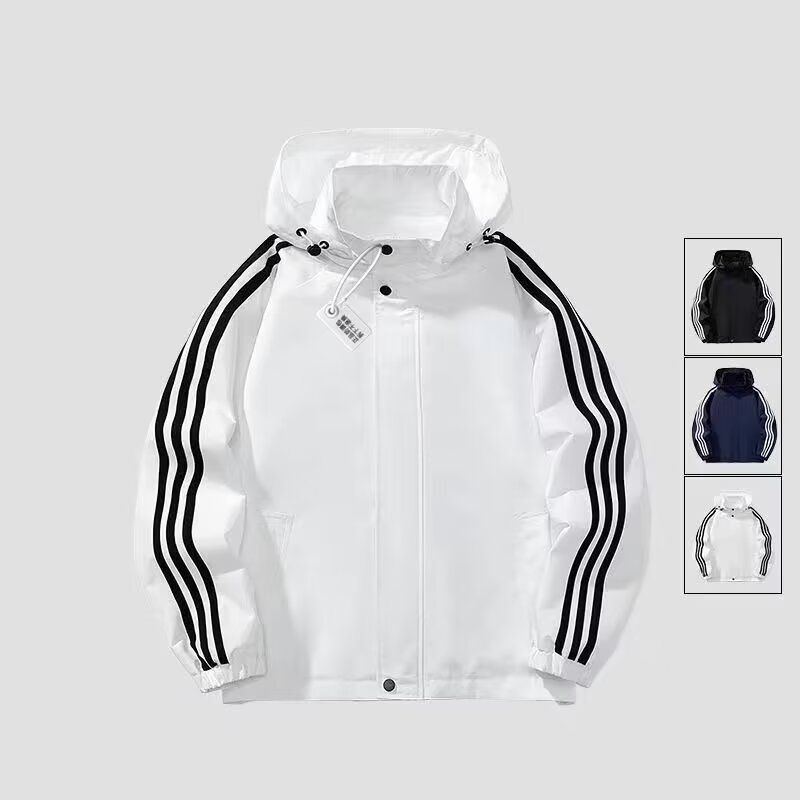 1506-1/J12561/P44欧美hiphop三条杠冲锋衣外套男，男装夹克，星座1506-1