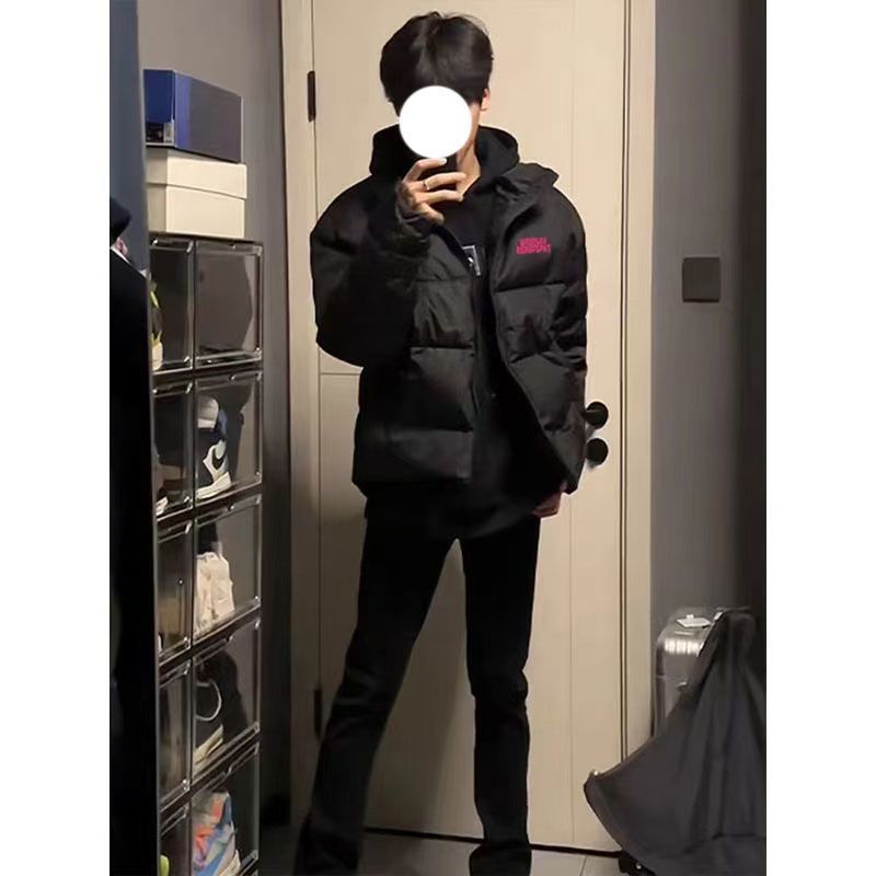 1506/MC1441/P59冬季黑色字母印花防风加厚新款面包服1,女包手腕包,星座1506-1