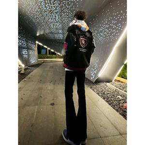 1506-1/KG16061/P39美式复古cleanfit微喇牛仔裤男图片