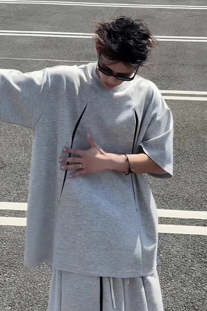 1506-1/TTZ011/P69短袖t恤短裤套装男生夏季,男装牛仔裤,星座1506-1