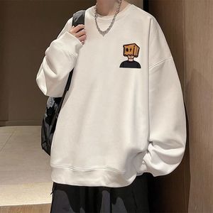 1506-1/WFM01221/P34拼色休闲长袖圆领刺绣T恤打底衫图片