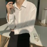 1506-1/CC1081/P32春夏季男士冰丝衬衫长袖高级感，男装衬衫，星座1506-1