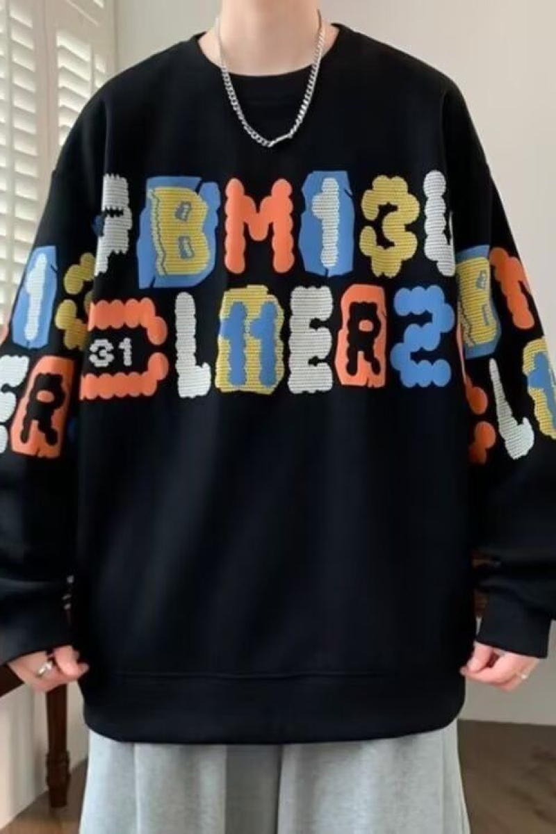 1506-1/TR081/P40红同款个性潮男ins半袖上衣服，男装T恤，星座1506-1