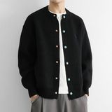 1506/M50161/P74绿松石棒球服新款简约针织开衫夹克男装上衣2，男装夹克，星座1506-1