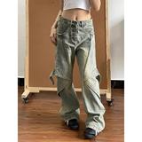 1506-1/K77031/P53欧美式vibe复古设计感做旧水洗牛仔裤，商品下架区，星座1506-1