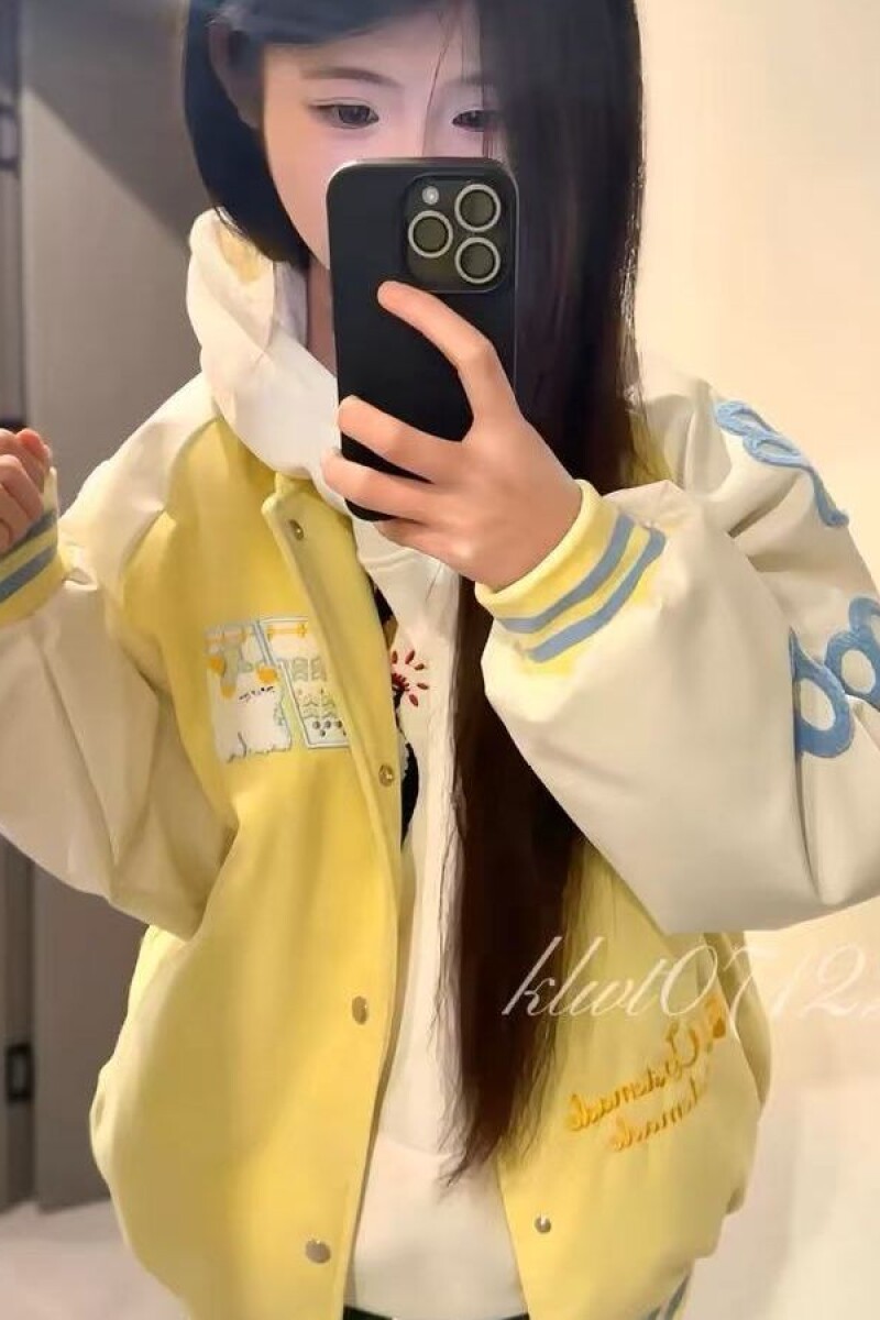 1506-1/JJK0161/P73棒球服撞色上衣百搭春秋季学院风男,女装职业装,星座1506-1