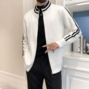 1506/MM8791/P66秋季新款上衣宽松螺纹立领棒球服夹克长袖外套2图片