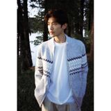 1506/MX0601/P64秋冬新款开衫毛衣美式复古休闲V领针织衫1，男装针织衫/毛衣，星座1506-1