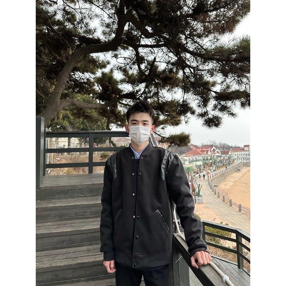 1506-1/JM6001/P56美式复古立领棒球服外套男图片