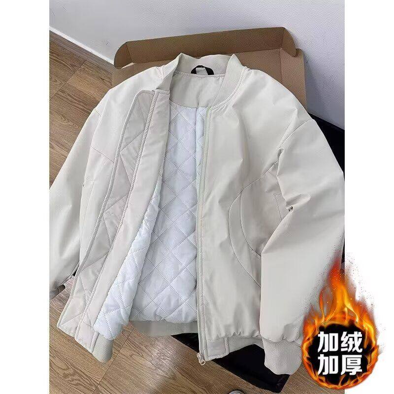 1506/JJ2402A1/P74夹棉棒球服男装美式高级感立领棉衣外套夹克2,男装夹克,星座1506-1