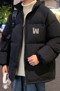 1506/QZ1200/P55面包服男生秋冬季韩版潮流加厚棉服立领外套1图片