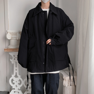 90白鸭绒 可情侣宽松军绿工装冬季潮流羽绒服外套8908/P280图片