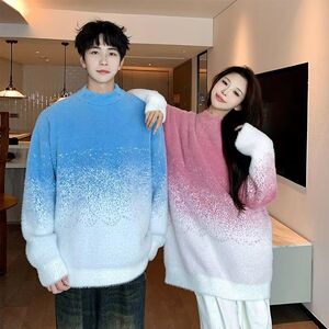1506/MMY3171/P57圆领毛衣针织衫男潮牌帅气秋冬季打底衫2图片