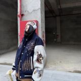 1506-1/J80101/P70美式复古刺绣字母拼接PU皮棒球服夹克男，男装夹克，星座1506-1