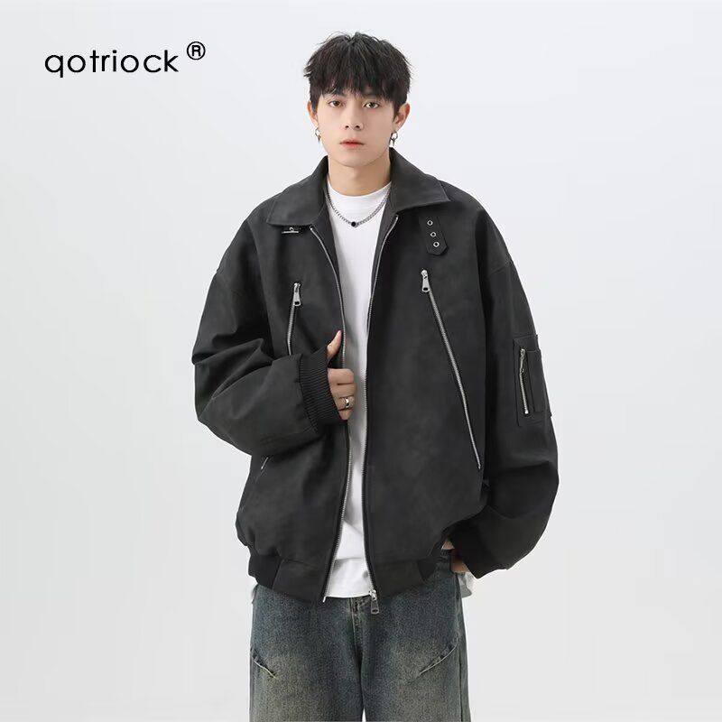 1506-1/JJK9361/P79秋冬高级感潮牌美式复古机车服外套,男装夹克,星座1506-1