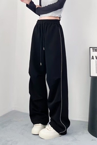 1506-1/KX151/P35男宽松潮美式冲锋直筒运动休闲裤图片
