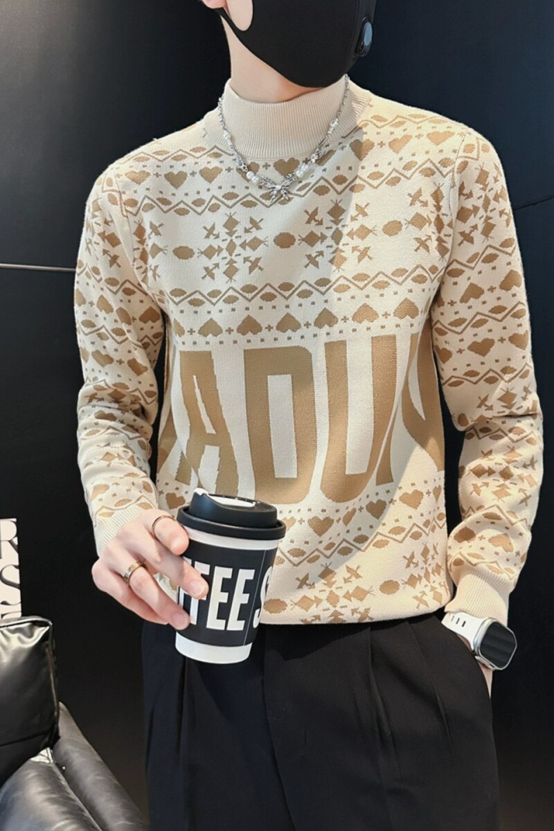 1506/MX60061/P54冬季痞帅毛衣男款半高领内搭上衣针织打底衫2,男装T恤,星座1506-1
