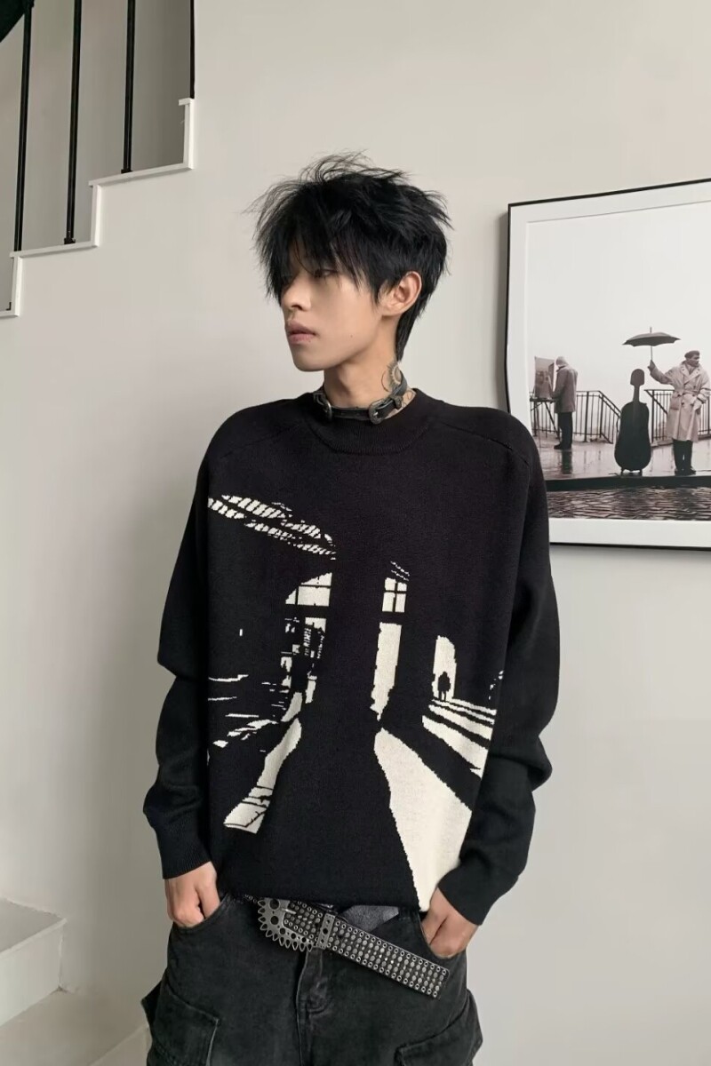 1506/MM60301/P52圆领毛衣针织衫男潮牌帅气秋冬季打底衫上衣2,男装T恤,星座1506-1