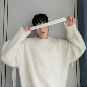 1506/MY0171/P53秋冬男友风加厚宽松慵懒风针织衫2图片